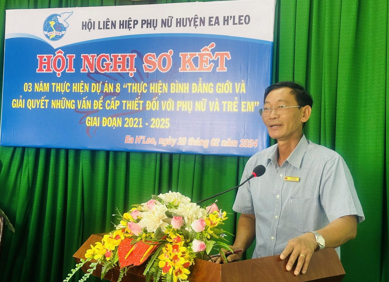 Hội nghị sơ kết 03 năm thực hiện Dự án 8 “Thực hiện bình đẳng giới và giải quyết những vấn đề cấp thiết đối với phụ nữ và trẻ em”giai đoạn 2021 – 2025.